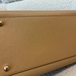 CHANEL Tote CHANEL LIGHT BEIGE MEDIUM DEAUVILLE SHOPPING TOTE STUDDED AGED HARDWARE - Redeluxe