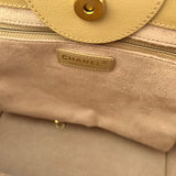 CHANEL Tote CHANEL LIGHT BEIGE MEDIUM DEAUVILLE SHOPPING TOTE STUDDED AGED HARDWARE - Redeluxe