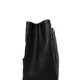 CHANEL Tote Grand Shopping Tote (GST) Black Caviar Quilted Gold Hardware - Redeluxe