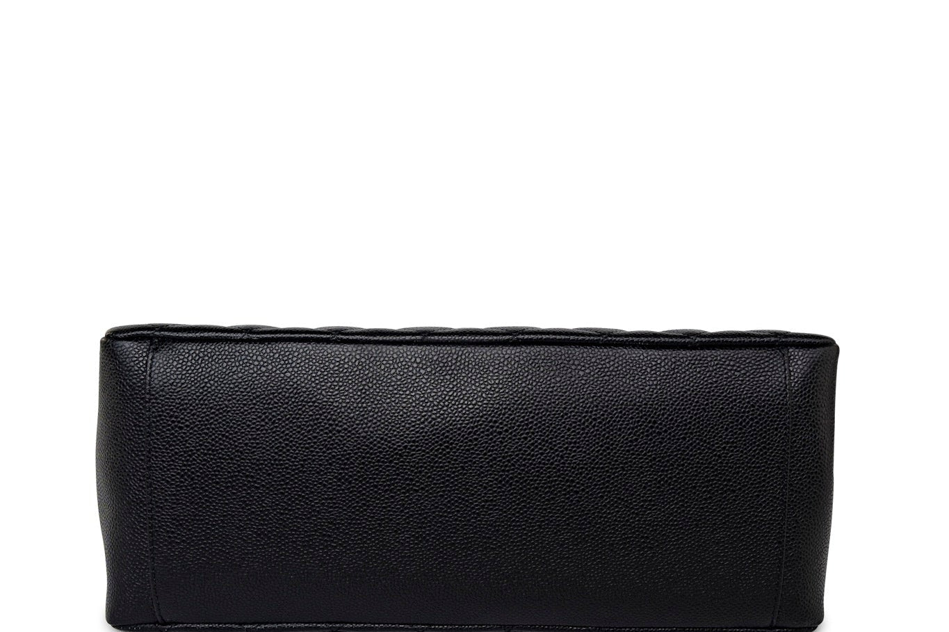 CHANEL Tote Grand Shopping Tote (GST) Black Caviar Quilted Gold Hardware - Redeluxe