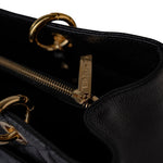 CHANEL Tote Grand Shopping Tote (GST) Black Caviar Quilted Gold Hardware - Redeluxe