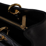 CHANEL Tote Grand Shopping Tote (GST) Black Caviar Quilted Gold Hardware - Redeluxe
