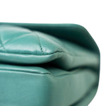 CHANEL Tote Green Trendy CC Green Lambskin Quilted Light Gold Hardware - Redeluxe