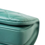 CHANEL Tote Green Trendy CC Green Lambskin Quilted Light Gold Hardware - Redeluxe