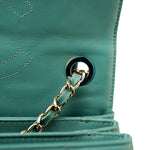 CHANEL Tote Green Trendy CC Green Lambskin Quilted Light Gold Hardware - Redeluxe