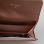 CHANEL Wallet 21A Copper (Rose Gold) 2.55 Flap Card Holder - Redeluxe