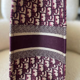 Christian Dior Tote Dior Burgundy Book Tote Medium - Redeluxe