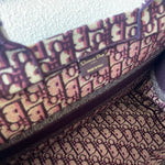 Christian Dior Tote Dior Burgundy Book Tote Medium - Redeluxe