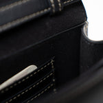 Fendi Handbag Fendi Fab Black Shoulder Bag Gold Hardware - Redeluxe