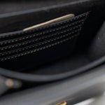 Fendi Handbag Fendi Fab Black Shoulder Bag Gold Hardware - Redeluxe