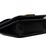 Fendi Handbag Fendi Fab Black Shoulder Bag Gold Hardware - Redeluxe