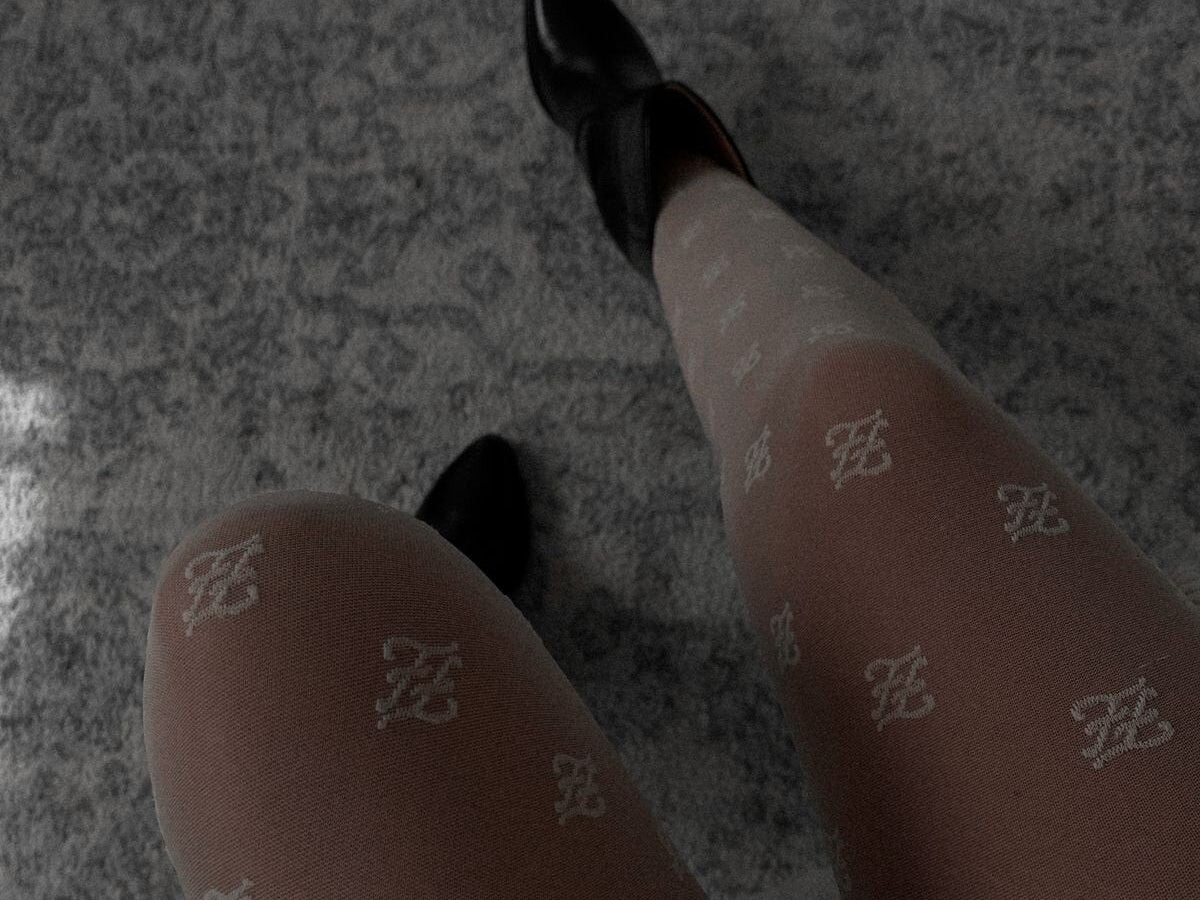 Fendi Tights Cream Fendi Tights Ivory - SMALL - Redeluxe