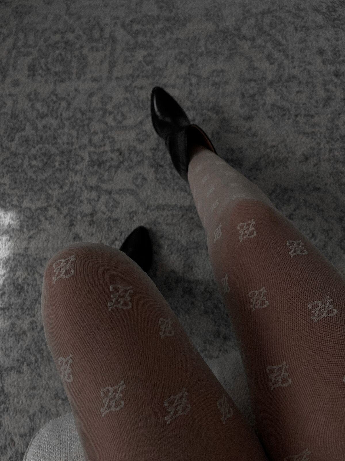 Fendi Tights Cream Fendi Tights Ivory - SMALL - Redeluxe