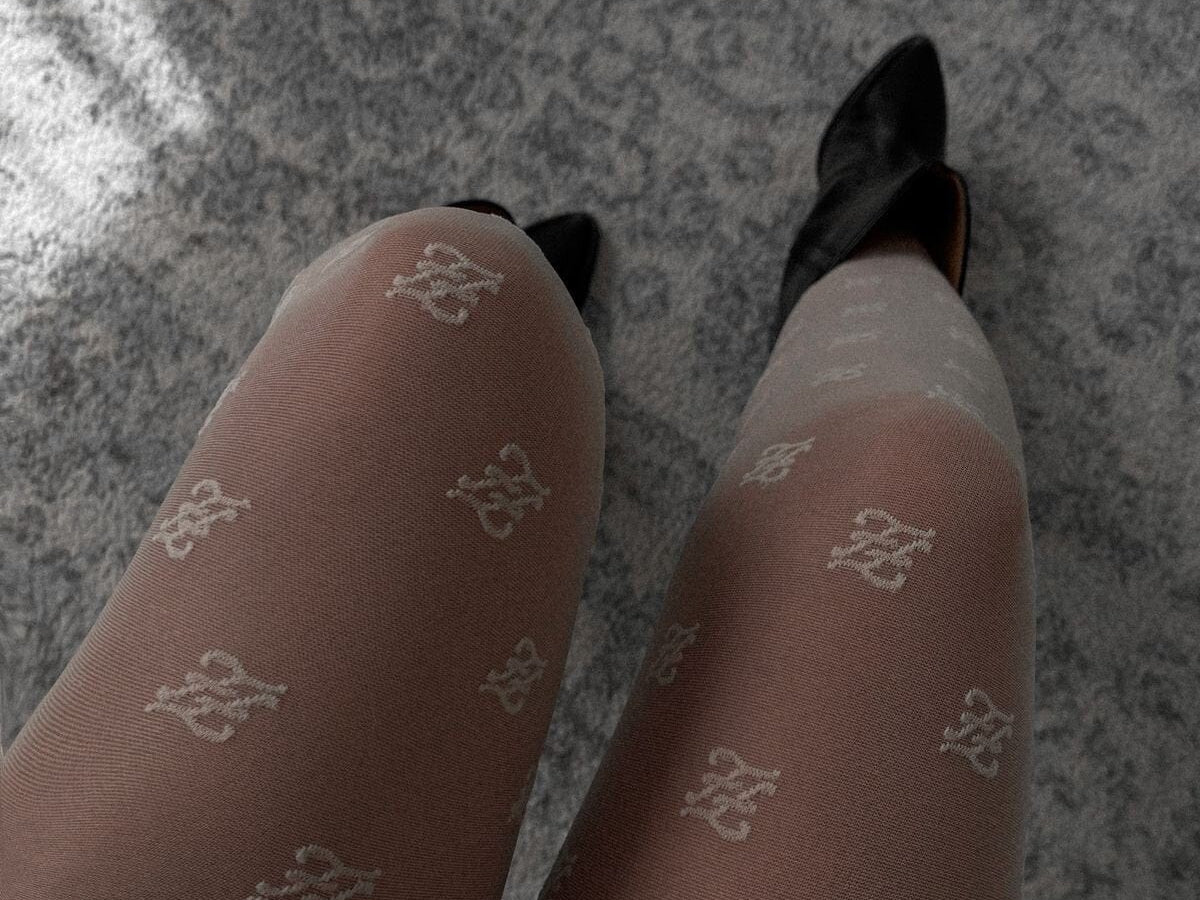 Fendi Tights Cream Fendi Tights Ivory - SMALL - Redeluxe