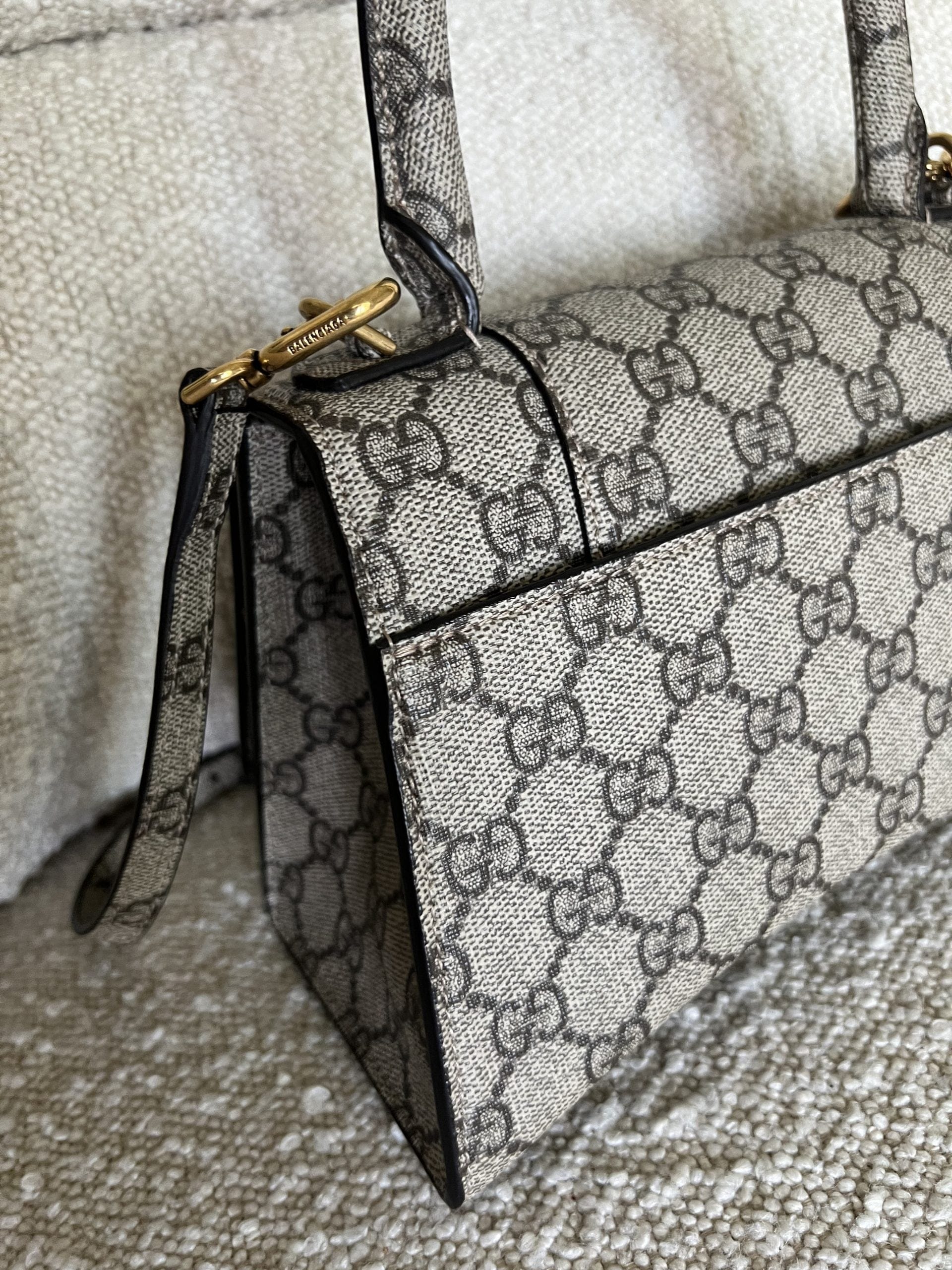 Gucci x Balenciaga The Hacker Project Small Hourglass Top Handle