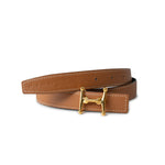 Hermes Belt Brown Hermes Black x Brown Reversible Belt Gold Hardware - Redeluxe