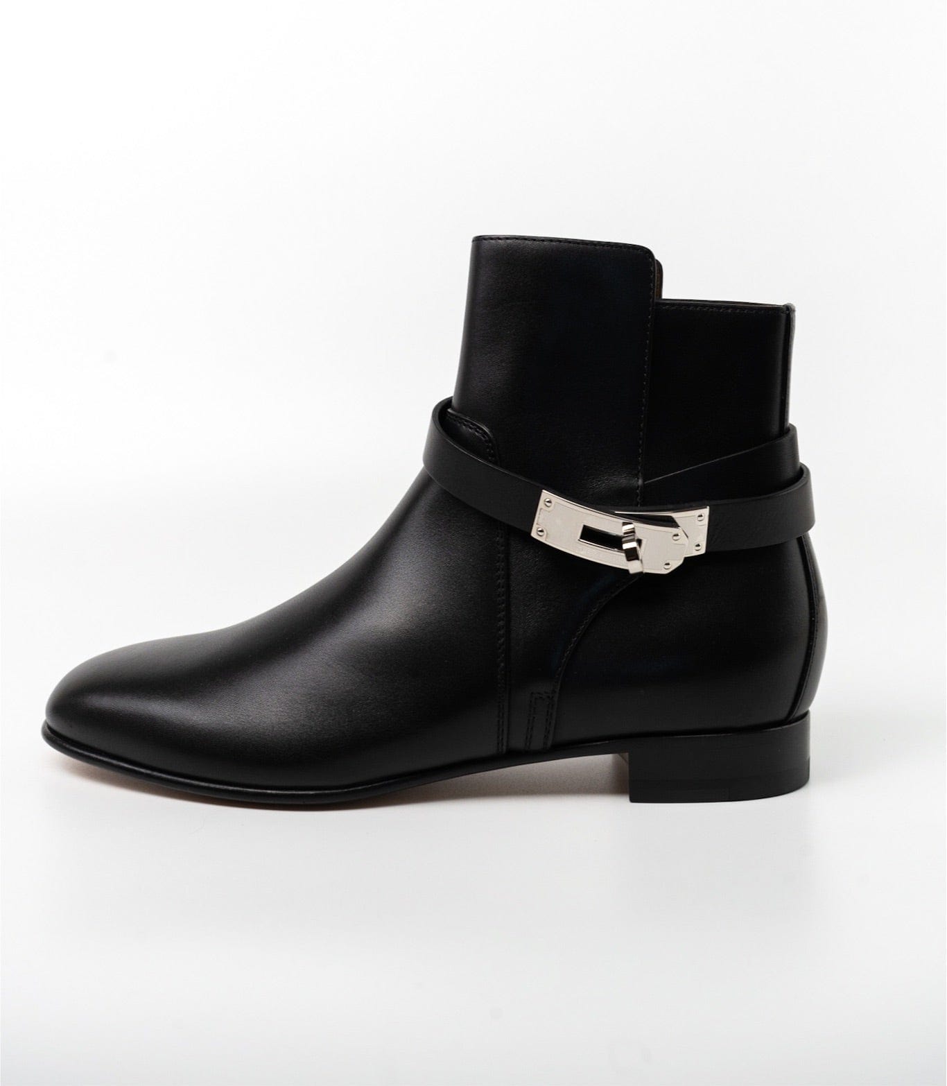 Hermes Boots Black Hermès Black Neo Ankle Boots (Size 37.5) - Redeluxe