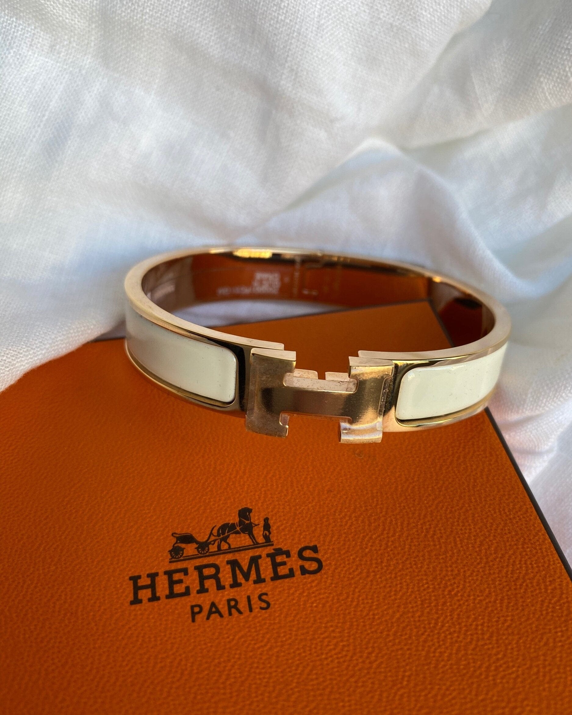 Hermes Bracelet Price Hermes Clic H Craie GM Bracelet Rose Gold