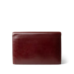 Hermes Clutch Burgundy Vintage Hermes Eugenie Clutch Shoulder Flap Burgundy Box Calfskin - Redeluxe