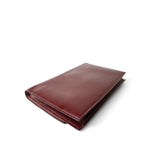 Hermes Clutch Burgundy Vintage Hermes Eugenie Clutch Shoulder Flap Burgundy Box Calfskin - Redeluxe