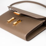 Hermes Clutch Hermès Etoupe Epsom Constance To Go Wallet 18cm Gold Hardware - Redeluxe