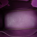 Hermes Handbag Birkin 30 Anemone Veau Epsom Leather Gold Plated R Stamp - Redeluxe