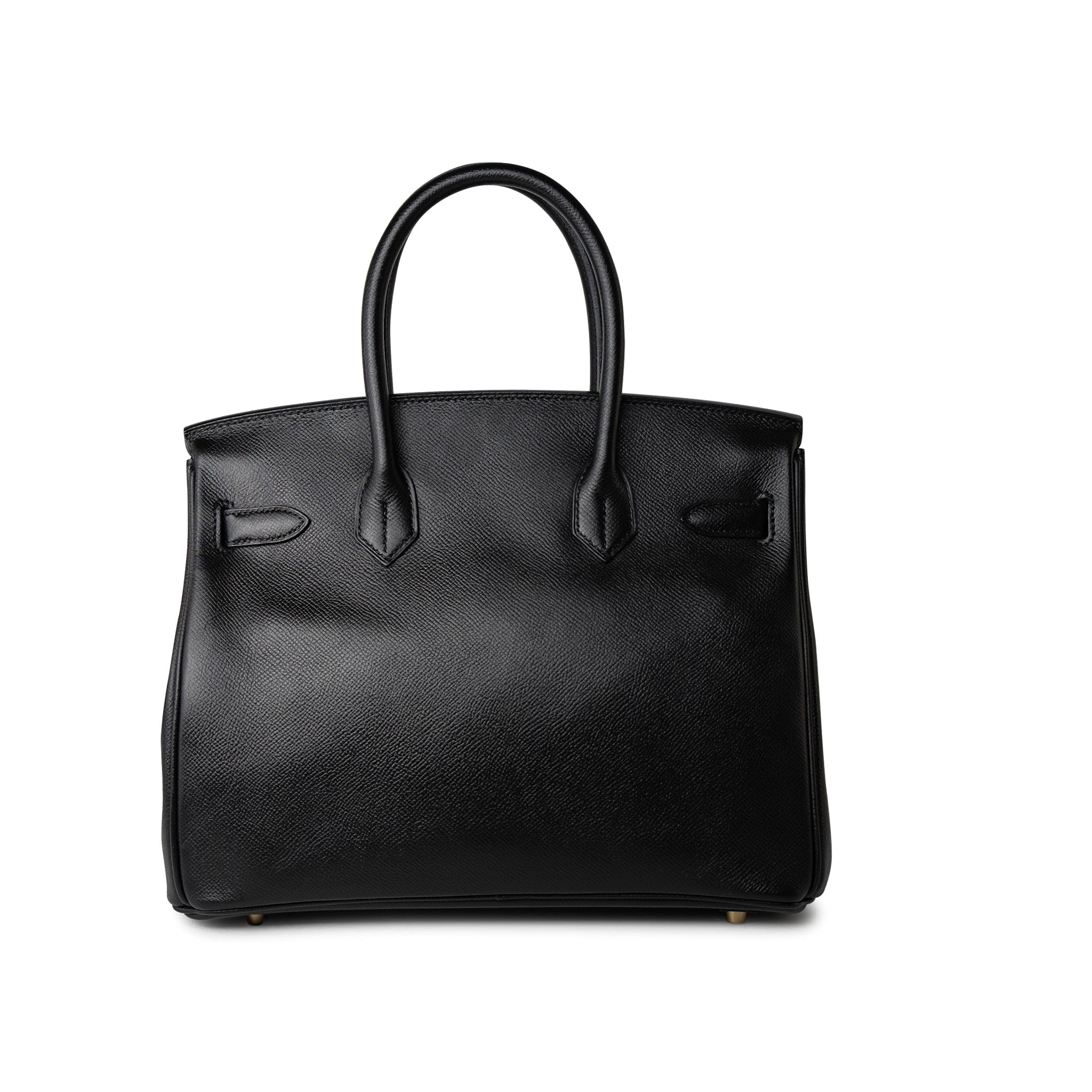Birkin 30 Black Veau Epsom Leather Gold Plated N Stamp – REDELUXE