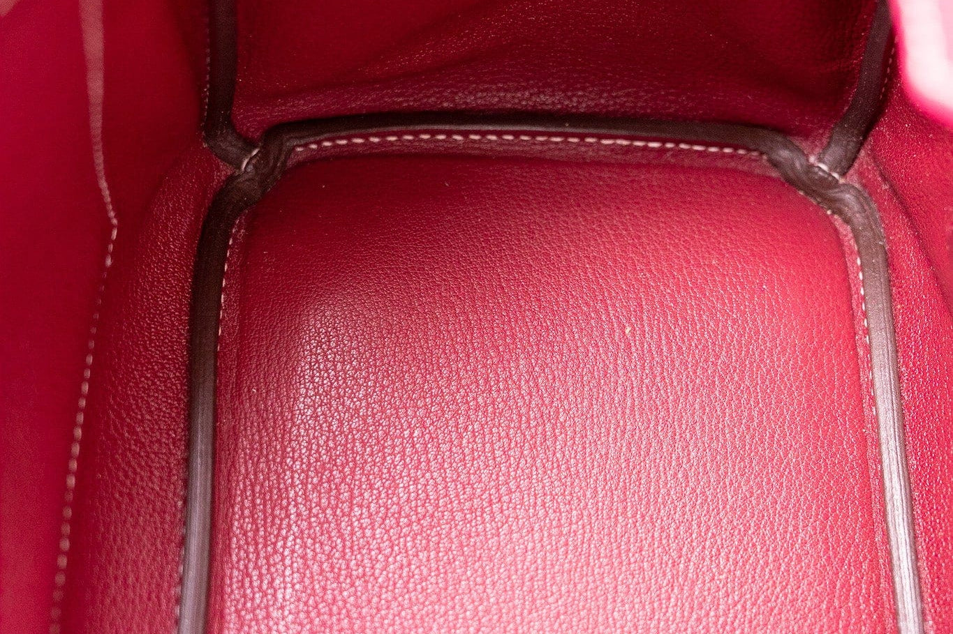 Hermes Handbag Birkin 30 (Candy Model) Rose Tyrien / Rubis Veau Epsom Leather Palladium Plated O Square Stamp - Redeluxe
