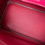Hermes Handbag Birkin 30 (Candy Model) Rose Tyrien / Rubis Veau Epsom Leather Palladium Plated O Square Stamp - Redeluxe