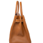 Hermes Handbag Birkin 30 Gold Veau Epsom Leather Gold Plated Stamp A - Redeluxe