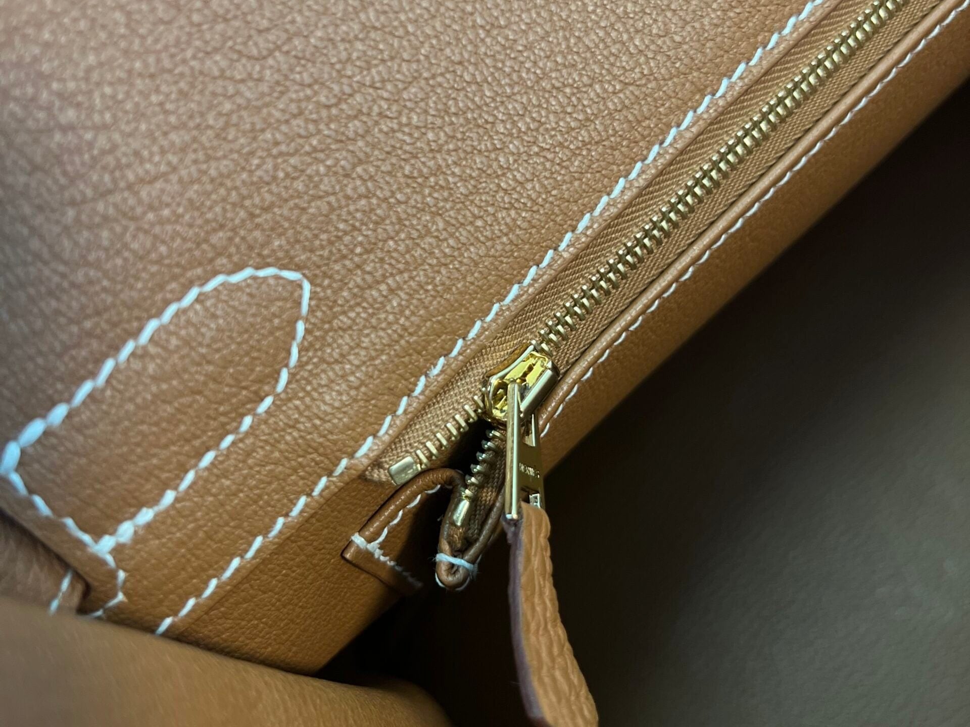Hermes Handbag Birkin 30 Gold Veau Togo leather Gold plated 2022 U stamp - Redeluxe
