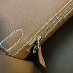 Hermes Handbag Birkin 30 Gold Veau Togo leather Gold plated 2022 U stamp - Redeluxe