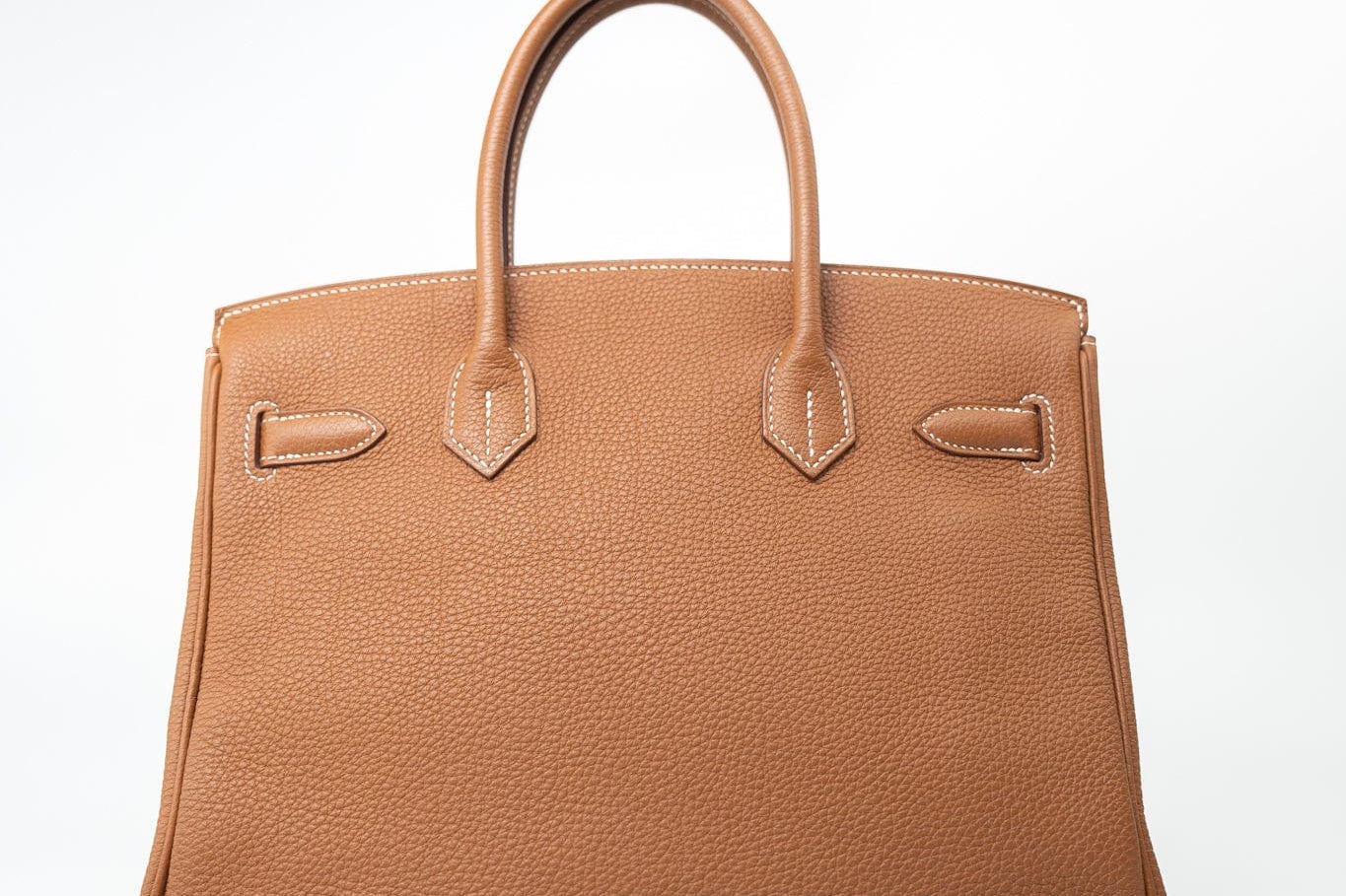 Hermes Handbag Birkin 30 Gold Veau Togo Leather Palladium Plated Hardware R - Redeluxe