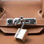 Hermes Handbag Birkin 30 Gold Veau Togo Leather Palladium Plated Hardware R - Redeluxe