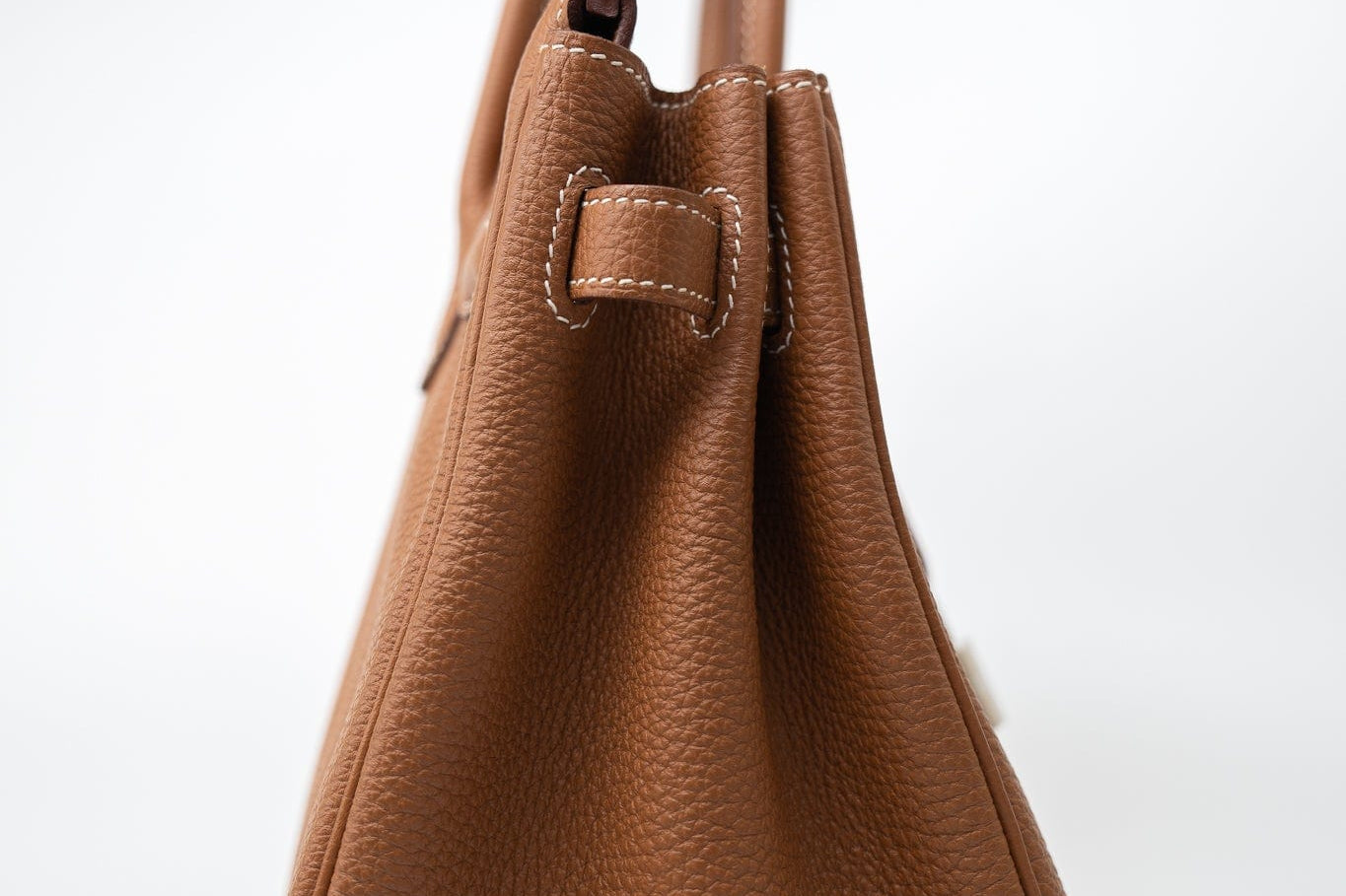 Hermes Handbag Birkin 30 Gold Veau Togo Leather Palladium Plated Hardware R - Redeluxe