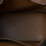 Hermes Handbag Birkin 30 Gold Veau Togo Palladium Plated Y Stamp - Redeluxe