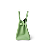 Hermes Handbag Birkin / Green Birkin 30 Vert Criquet Veau Epsom Gold Plated Hardware - Redeluxe