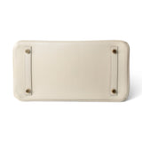 Hermes Handbag Birkin / White Birkin 30 Craie Veau Epsom Gold Plated C Stamp - Redeluxe