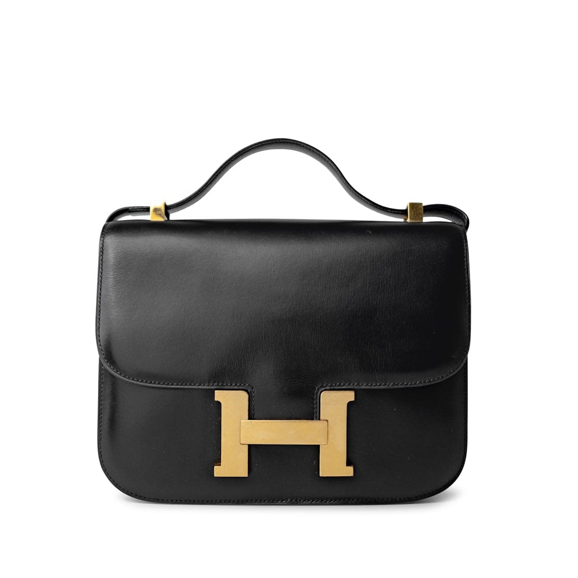 Hermes Handbag Black Black Vintage (1972) Constance - Redeluxe