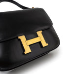 Hermes Handbag Black Black Vintage (1972) Constance - Redeluxe