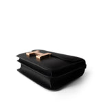Hermes Handbag Black Constance 18 Black Epsom Rose Gold Plated B Stamp - Redeluxe