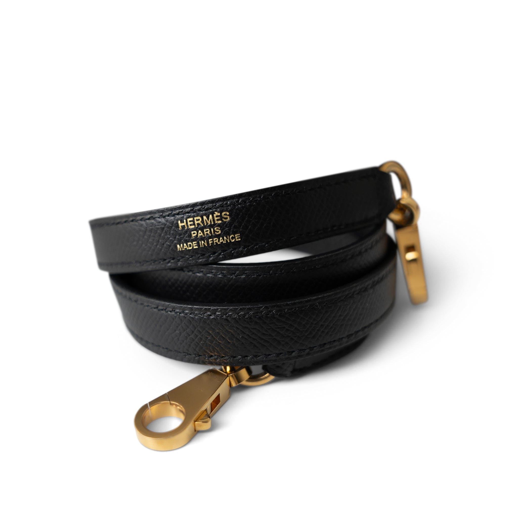 Hermes Handbag Black (Copy) Kelly Sellier 28 Black Epsom Gold Plated C Stamp - Redeluxe