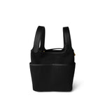 Hermes Handbag Black Hermès Picotin Cargo 18 Black Swift and Toile Canvas Gold Hardware B Stamp - Redeluxe