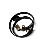 Hermes Handbag Black Kelly Sellier 28 Black Box Calfskin Gold Plated X Circle Stamp - Redeluxe