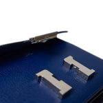 Hermes Handbag Blue / Constance Constance 18 7T Bleu Electrique Chèvre Leather Palladium Plated U Stamp - Redeluxe