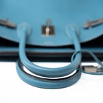 Hermes Handbag Blue Hermes Birkin 30 Blue Jean Veau Epsom Leather Palladium Hardware G Square Stamp - Redeluxe