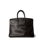 Hermes Handbag Brown Birkin 35 Chocolat Epsom Gold Plated [C] Stamp - Redeluxe
