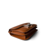 Hermes Handbag Brown Constance 18 Gold Veau Epsom Palladium Plated Z Stamp - Redeluxe