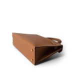 Hermes Handbag Brown Mini Kelly Sellier Gold Veau Epsom Gold Plated Z Stamp - Redeluxe