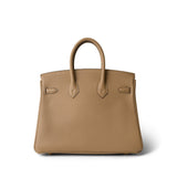 Hermes Handbag Chai Birkin 25 Chai Togo Gold Plated U Stamp - Redeluxe